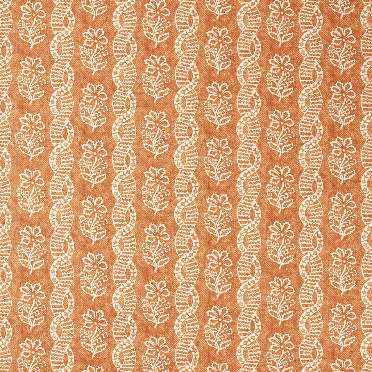 322789 Dabu Stripe Indienne Amber/Blush Fabric by Zoffany