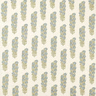 322792 Sanganeri Block Print Indienne Tempest/Olive Fabric by Zoffany