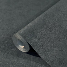 32406 Plain Texture Flora Anthrazite Wallpaper By Galerie