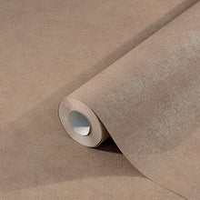 32432 Plain Texture Flora Brown Wallpaper By Galerie