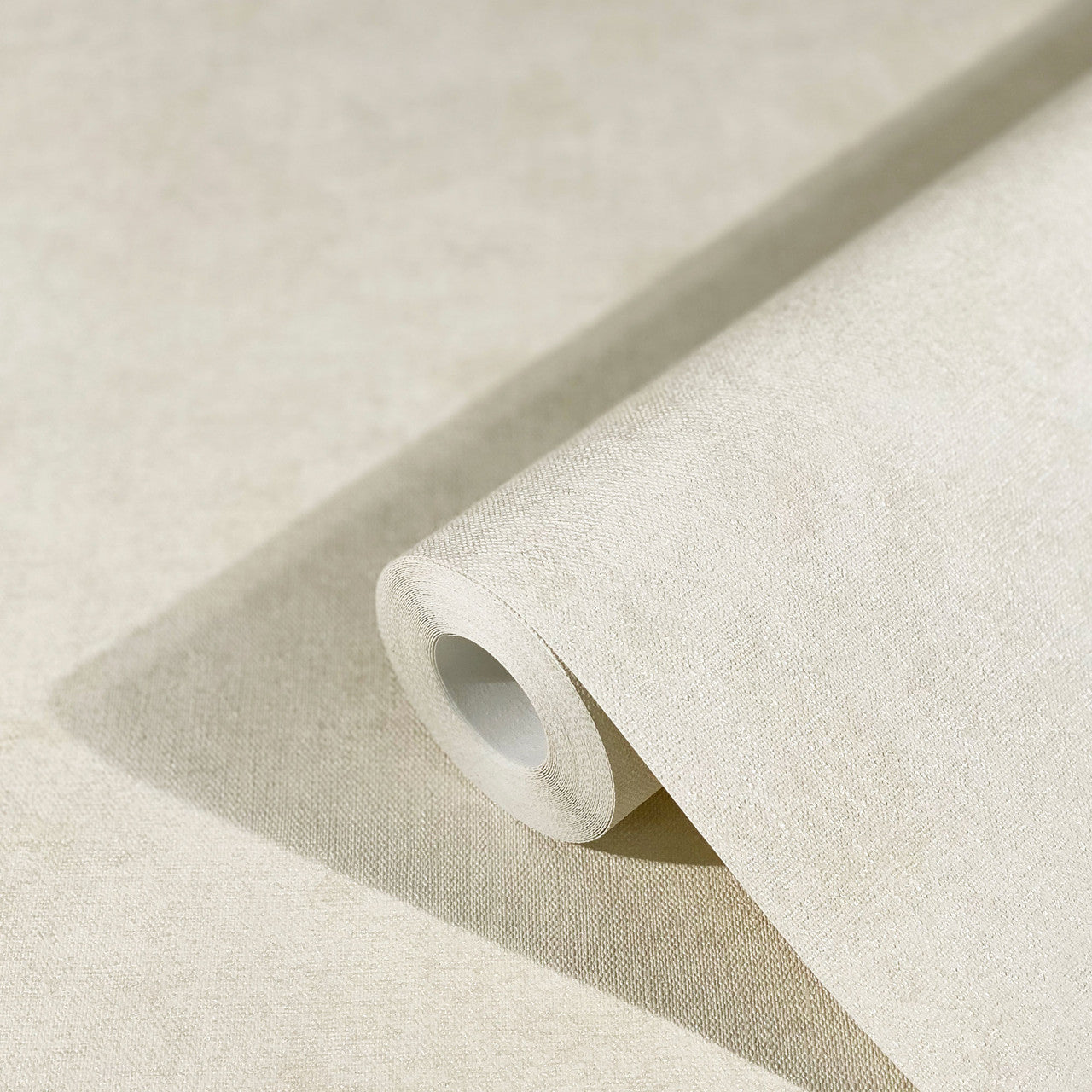 32439 Plain Texture Flora Beige Wallpaper By Galerie