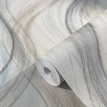 32445 Graphic The New Design Book Greige and Blue Wallpaper By Galerie