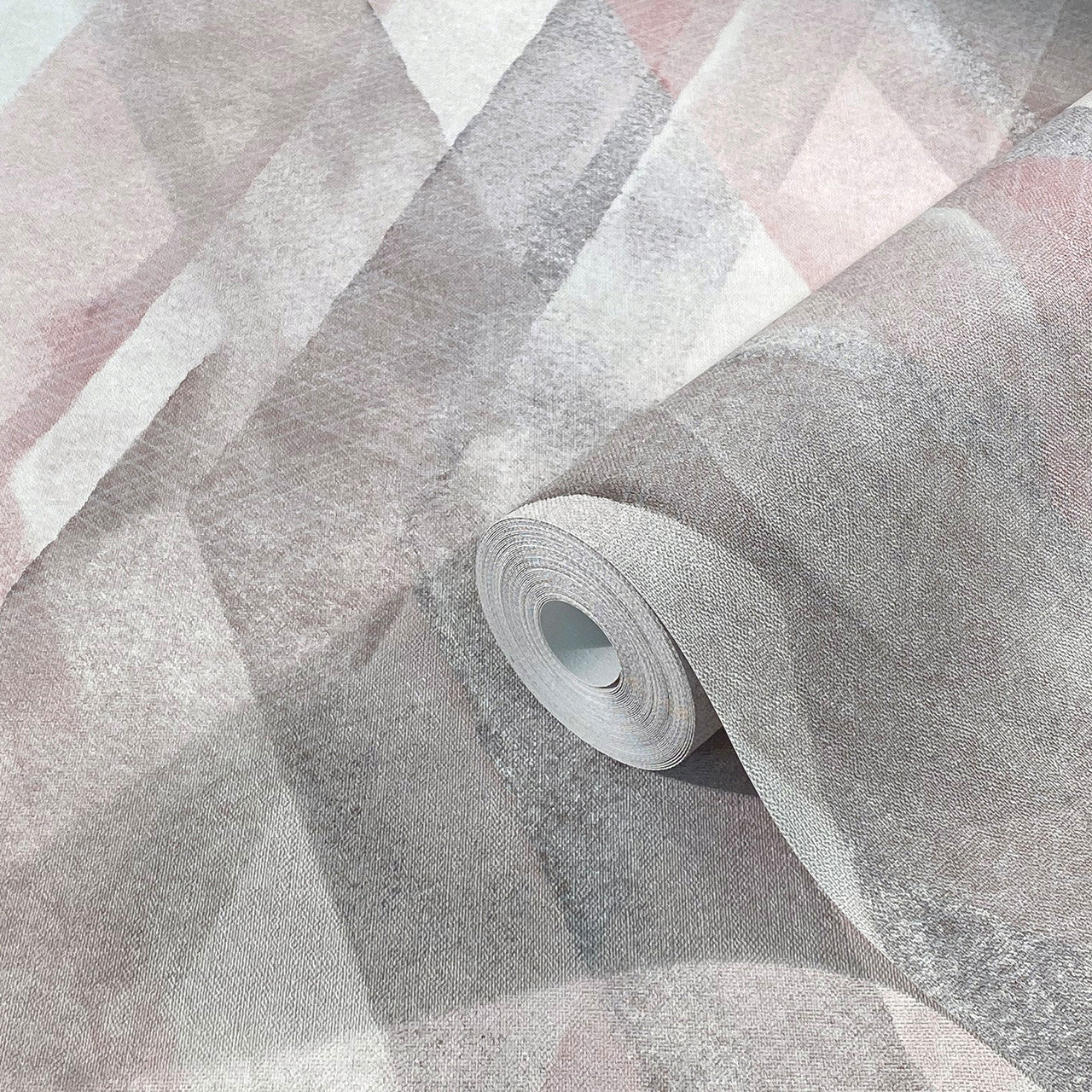 32449 Graphic The New Design Book Rose and Greige Wallpaper By Galerie