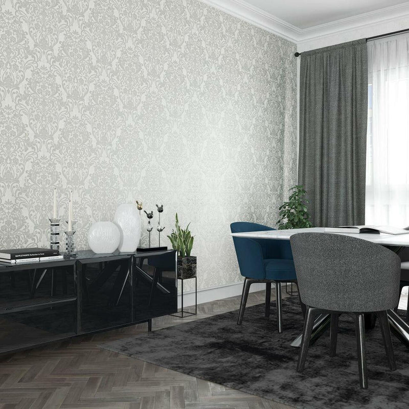 32602 Floral Damask City Glam Wallpaper by Galerie