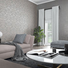 32604 Floral Damask The New Design Book Rose Gold and Grey Wallpaper By Galerie