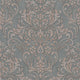 Floral Damask The New Design Book Rose Gold and Grey Wallpaper By Galerie