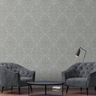 32605 Floral Damask The New Design Book Grey and Gold Wallpaper By Galerie