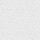 Hex Geometric The New Design Book Silver and White Wallpaper By Galerie