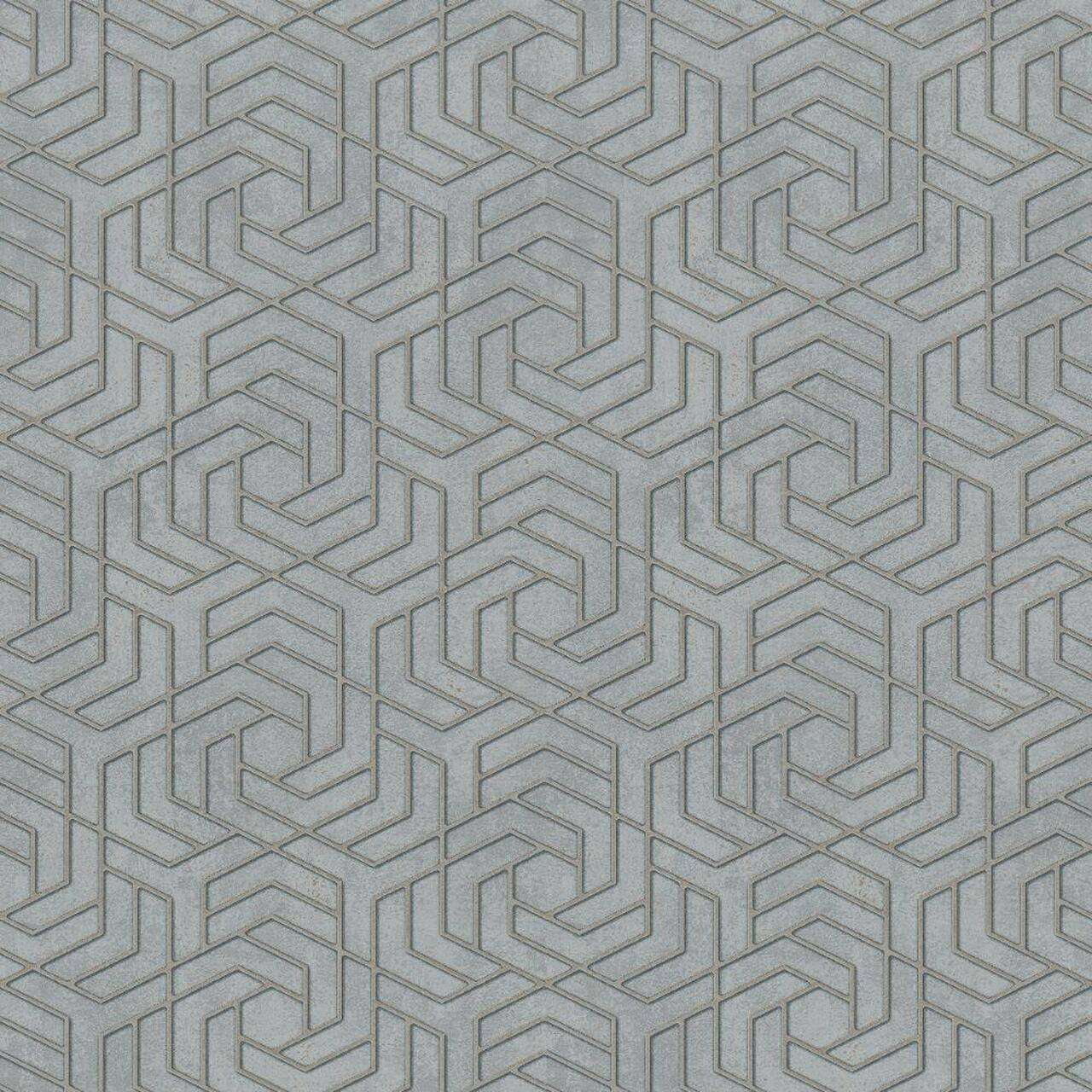 32610 Hex Geometric City Glam Wallpaper by Galerie