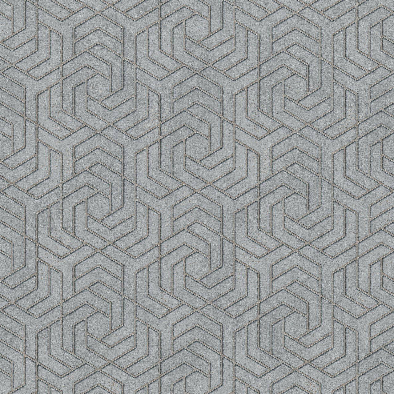 32610 Hex Geometric The New Design Book Grey and Gold Wallpaper By Galerie