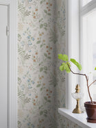 3261 Folklore Multi and Beige Wallpaper by Boråstapeter