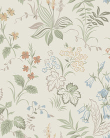 3261 Folklore Multi and Beige Wallpaper by Boråstapeter