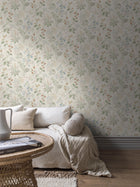 3261 Folklore Multi and Beige Wallpaper by Boråstapeter