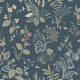 Folklore Multi and Blue Timeless Traditions Wallpaper by Boråstapeter