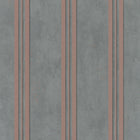 32637 Mixed Stripe The New Design Book Rose Gold and Grey Wallpaper By Galerie