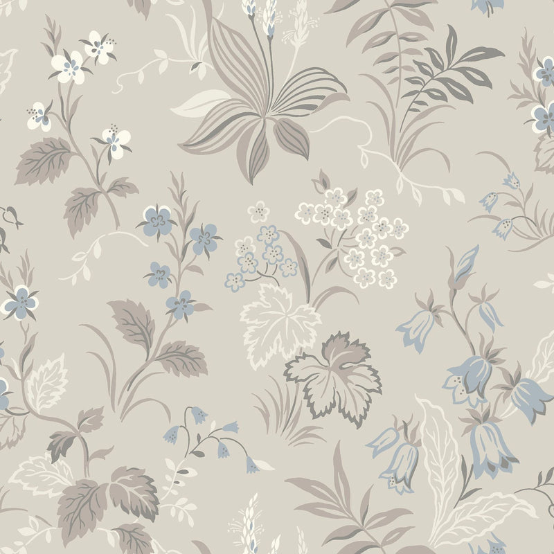 3263 Folklore Multi and Grey Wallpaper by Boråstapeter