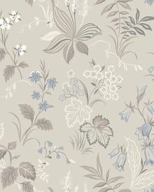 3263 Folklore Multi and Grey Wallpaper by Boråstapeter