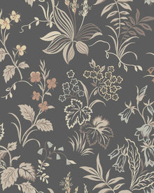 3264 Folklore Multi and Grey Wallpaper by Boråstapeter