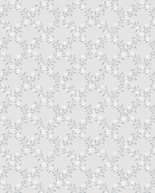 3269 Sommarslöja Grey and Blue Wallpaper by Boråstapeter