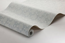 3269 Sommarslöja Grey and Blue Wallpaper by Boråstapeter
