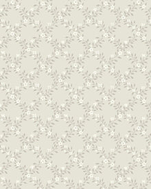 3270 Sommarslöja Grey and Beige Wallpaper by Boråstapeter
