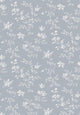 Ängsblomma Blue and White Timeless Traditions Wallpaper by Boråstapeter