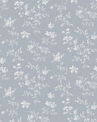 3272 Ängsblomma Blue and White Wallpaper by Boråstapeter