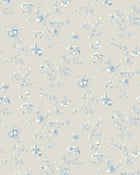 3273 Ängsblomma Beige and Blue Wallpaper by Boråstapeter
