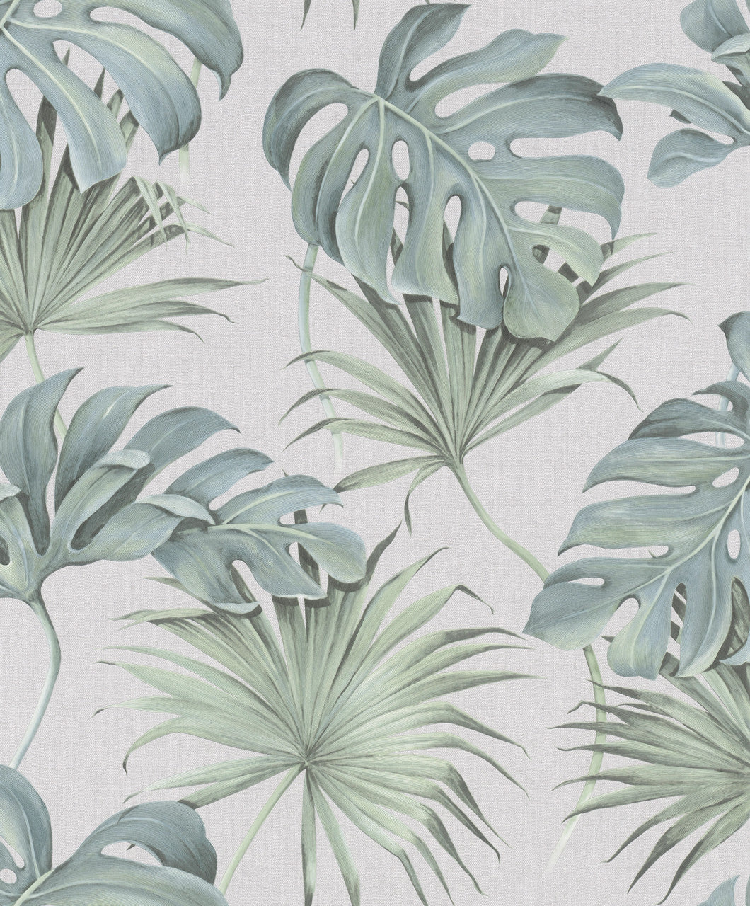 32746 Tropical Leaves Green Wallpaper Industrial Effects By Galerie