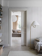 3278 Gustaf White and Beige Wallpaper by Boråstapeter