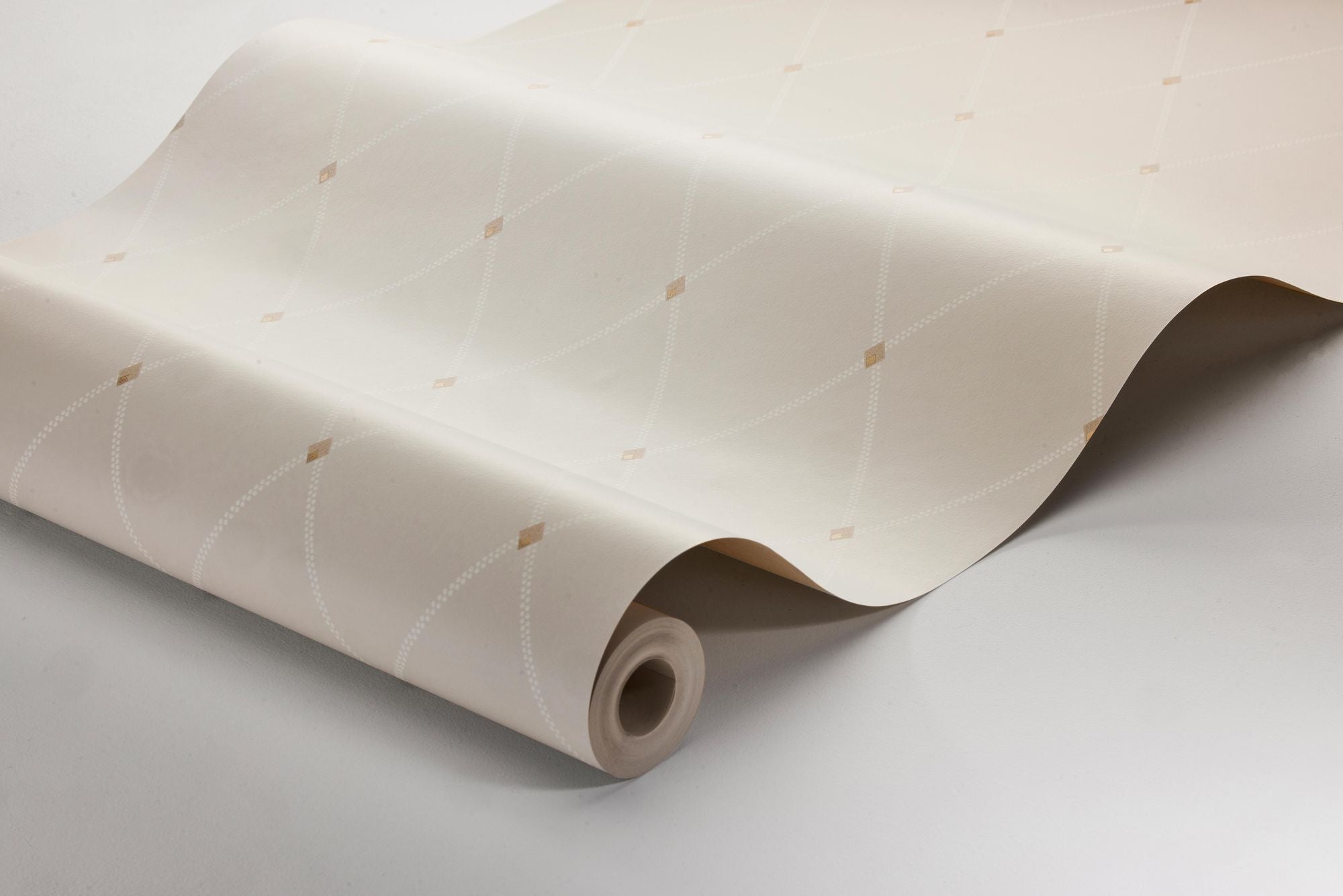 3281 Fredrik Beige and White Wallpaper by Boråstapeter