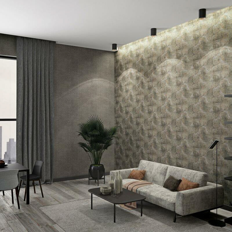 32821 Rustic Circle Perfecto 2 Wallpaper by Galerie