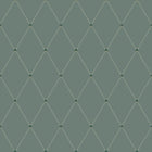 3282 Fredrik Green and Grey Wallpaper by Boråstapeter