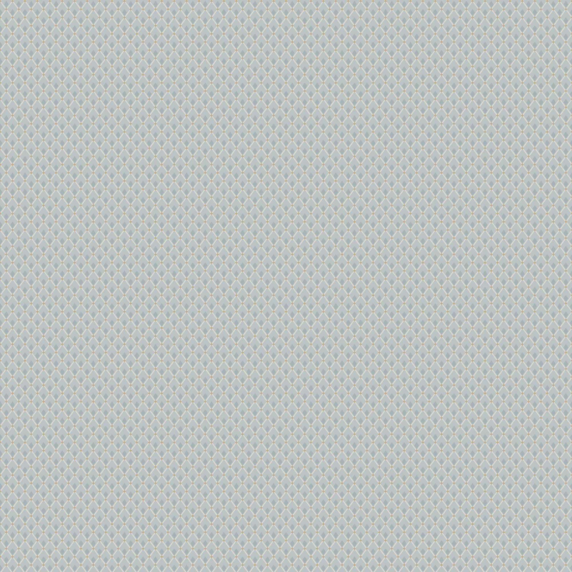 3283 Fredrika Blue and Beige Wallpaper by Boråstapeter