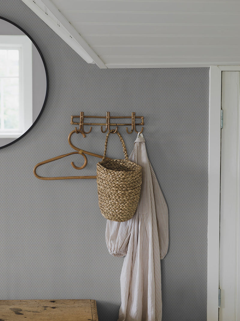3285 Fredrika Grey and Beige Wallpaper by Boråstapeter