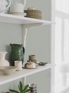3288 Fredrika Green and Beige Wallpaper by Boråstapeter