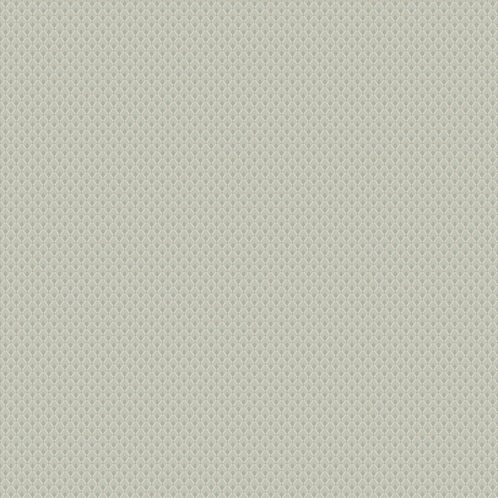 3288 Fredrika Green and Beige Wallpaper by Boråstapeter