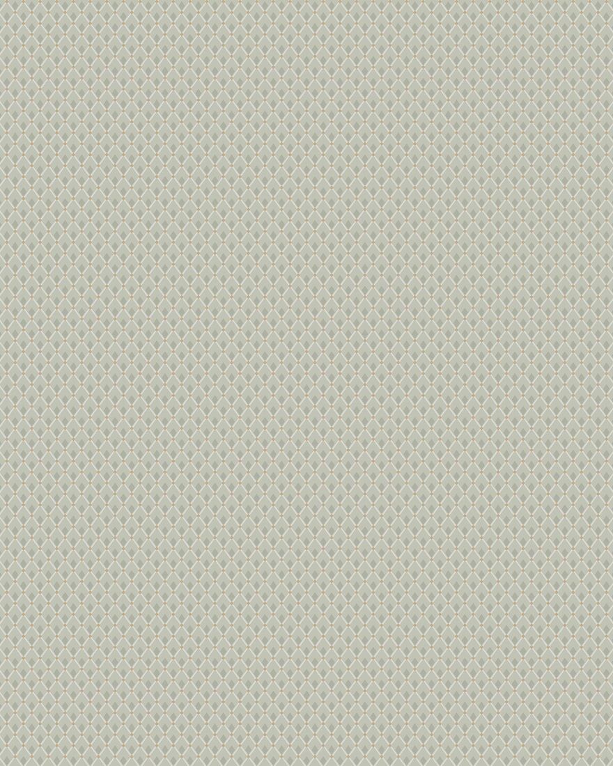 3288 Fredrika Green and Beige Wallpaper by Boråstapeter
