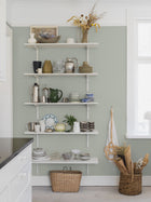 3288 Fredrika Green and Beige Wallpaper by Boråstapeter