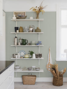 3288 Fredrika Green and Beige Wallpaper by Boråstapeter