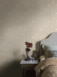 3289 Saga Beige and Beige Wallpaper by Boråstapeter