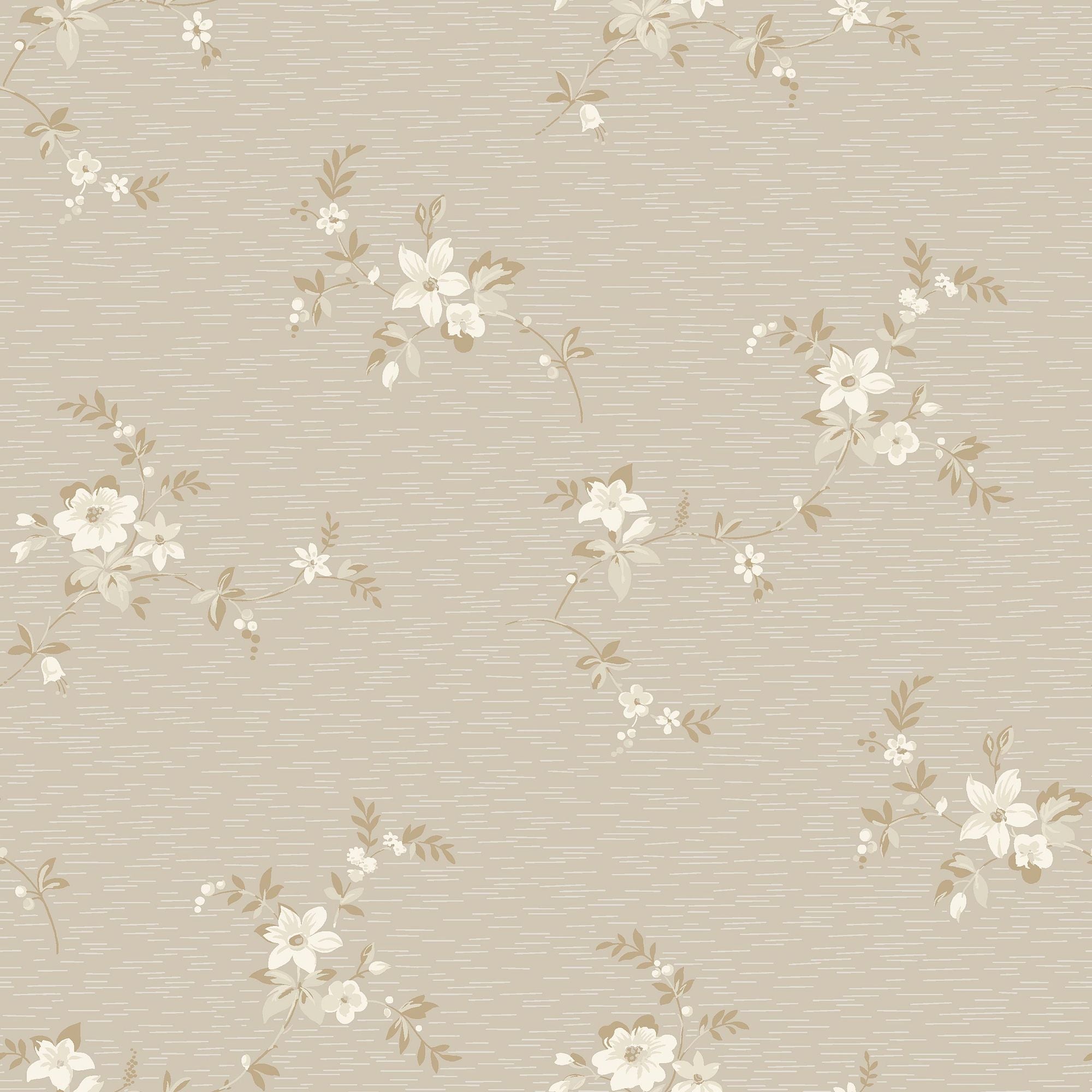 3289 Saga Beige and Beige Wallpaper by Boråstapeter