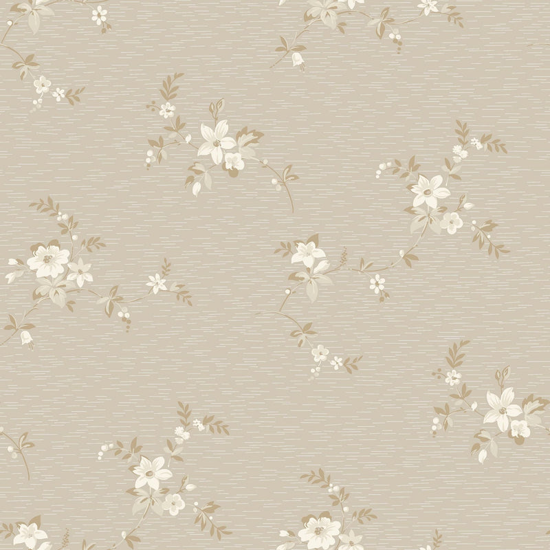3289 Saga Beige and Beige Wallpaper by Boråstapeter
