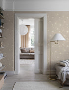 3289 Saga Beige and Beige Wallpaper by Boråstapeter