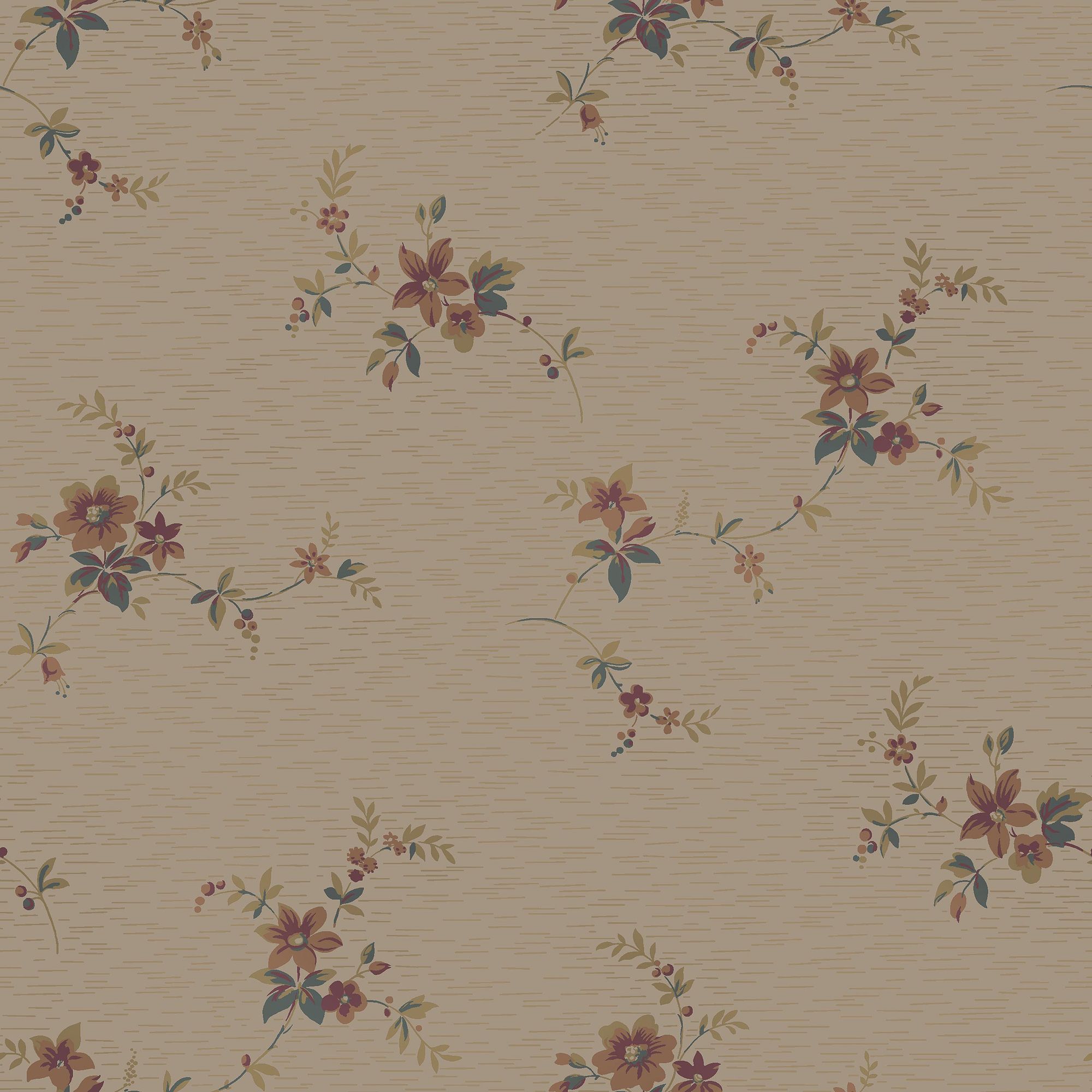 3291 Saga Beige and Multi Wallpaper by Boråstapeter