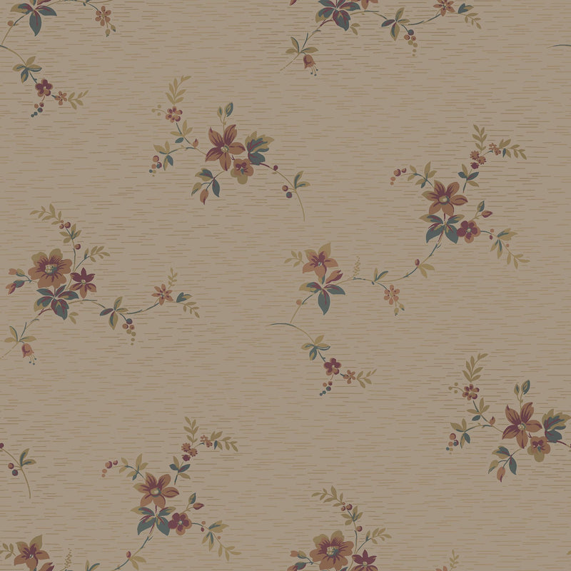 3291 Saga Beige and Multi Wallpaper by Boråstapeter