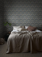 3292 Blomsterfröjd Blue and Multi Wallpaper by Boråstapeter
