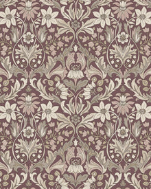 3294 Blomsterfröjd Red and Multi Wallpaper by Boråstapeter