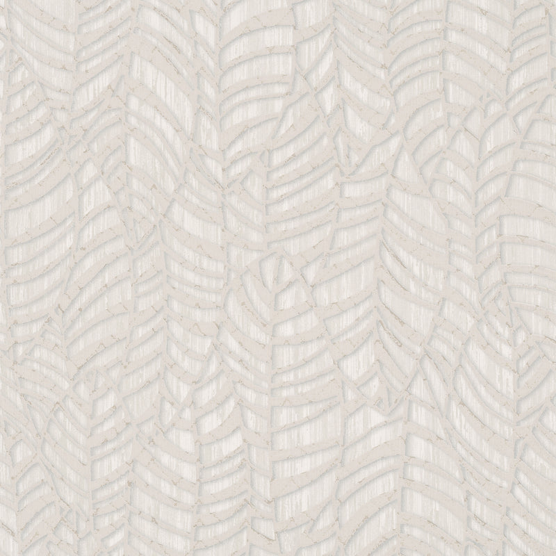 32973 Serene Leaves Beige Wallpaper By Galerie