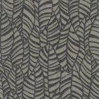 32975 Serene Leaves Black and Brown Wallpaper By Galerie